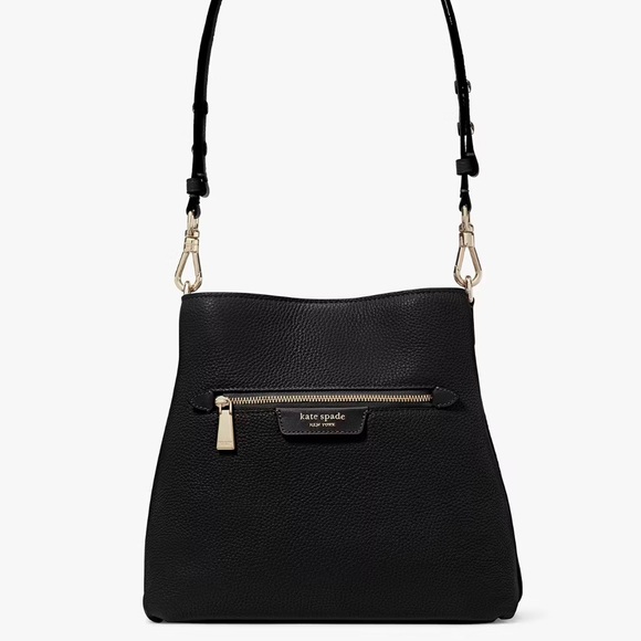 NEW Kate Spade ♠️ New York Hudson Pebbled Leather Shoulder Bag - MSRP $298 Sale - Picture 1 of 14